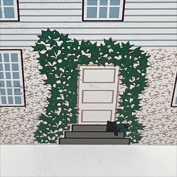 Vintage The Cat's Meow White Head Lighthouse 2000 Collector's Club House - Picture 4 of 8